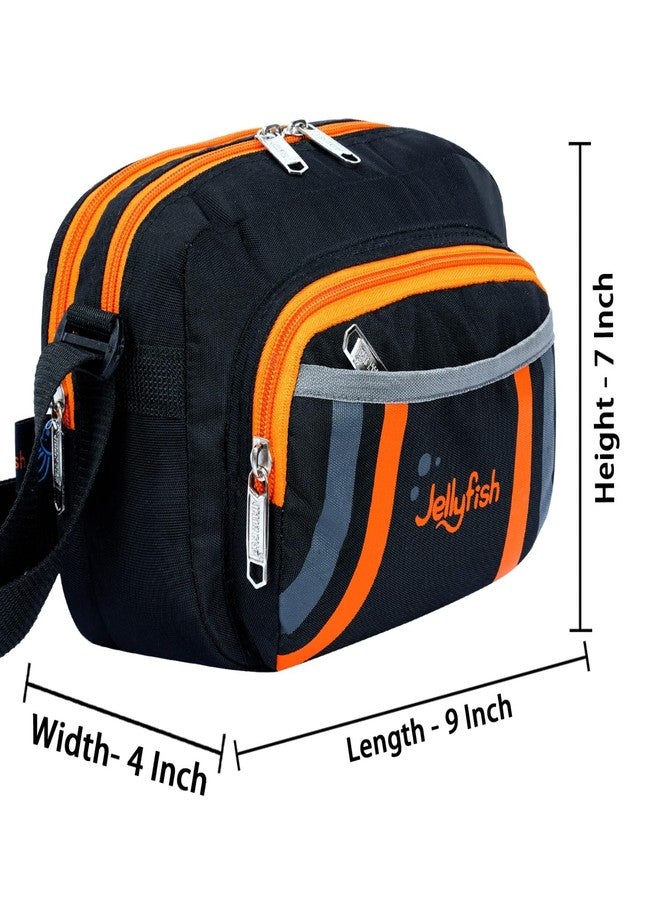 Jellyfish® Stylish,Elegant & Latest Box Sling Bag For Women & Men For all Occassions. (Black) - Image 3